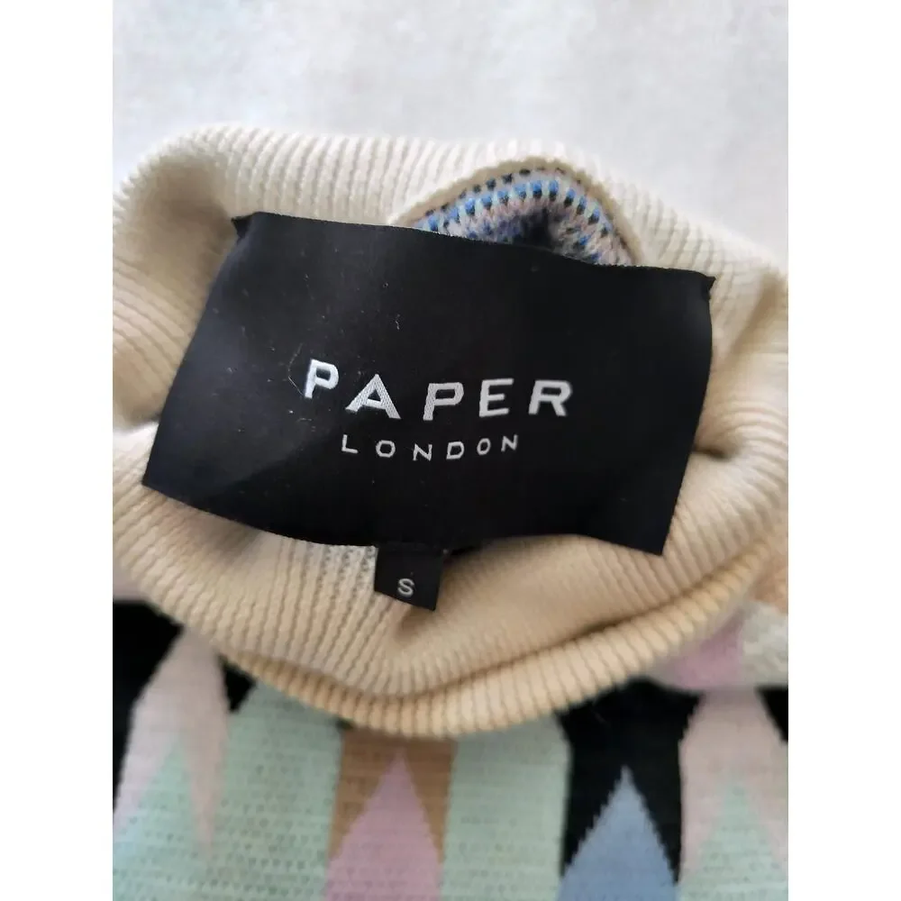 Paper London Women's Candyfloss Jumper Multicolor 100% Wool Sweater‎ Size S - Picture 9 of 10